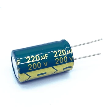 60pcs/daudz 220UF 200v 220UF alumīnija elektrolītisko kondensatoru izmērs 18*30 mm 20%