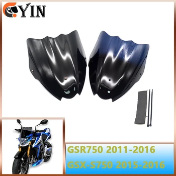 Par Suzuki GSR750 GSR-750 2011. - 2016. GADA GSX-S750 11-16 Motociklu piederumi sporta vējstikla deflektoru saulessarga vējstikla