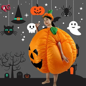 Simbok Halloween Āra Smieklīgi Darbības Leļļu Tērpu Halloween Puse Tērpu Aksesuārus Ķirbju Piepūšamās Uzvalks