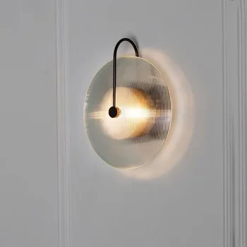 Modernās Sienas Lampas Radošo Guļamistaba Crystal LED Gaismas Dzīvojamā Istaba Dekori Apgaismojums, Spoguļi Lukturu Grims, Gaismas Ķermeņi, Apgaismojums