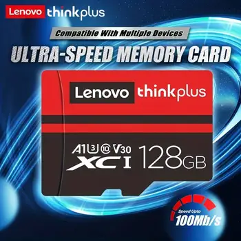 Lenovo ThinkPlus Mini SD atmiņas Karte, Class 10 TF Flash Kartes 256 GB 128GB 64GB, 32GB Red & Black Atmiņas Kartes, Mobilo Tālruni, DATORU Skaļruņu H