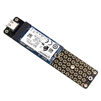 M. 2 USB Adapteris, 10 gb / s Ātrumu JMS580 Čips Saderīgs ar M. 2 SATA(NGFF) SSD, Pamatojoties M/B+Mkey par 2230/2242/2260/2280 SSD