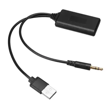 Automašīnas Adapteris, AUX Audio, USB, 3.5 mm Plug, AUX Mūzikas Audio Uztvērējs piemērots E91 Kabeļa Adapteris Piederumi, Melns