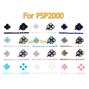 PSP 2000 PSP2000 Slim Konsole Multi krāsu pa Kreisi, pa Labi Pogas Taustiņu pad Set Remonts Nomaiņa pogām