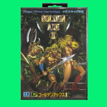 Karstākie Golden Axe 2 Spēle Kasetne 16 Bitu MD Spēles Karti Ar Rūtiņu Sega Megadrive/Genesis