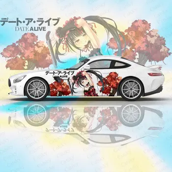 Datums Dzīvot anime Auto uzlīmes ita auto tuning racing vinila decal wrap sānu grafikas, automašīnas durvju uzlīmes pusē decal uzlīmes