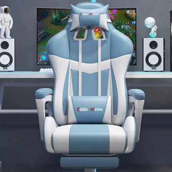 Paaugstināt Spēļu Pieredzi Esports Krēslu Izcilu Sēžot Sajūta, Datora Krēsli ar 7 pulksten Masāža Lielu Leņķi Reclinable