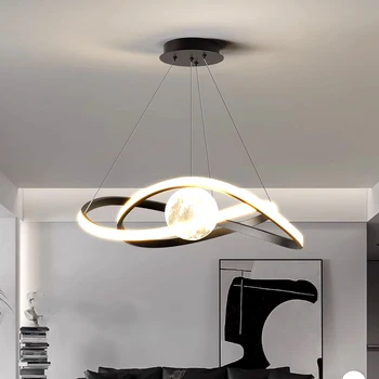 Ziemeļvalstu mājas dekoru ēdamistaba Kulons lampas, gaismas, iekštelpu apgaismojums Griestu lampas dekors gaismas lustras lampas dzīvojamā istabā