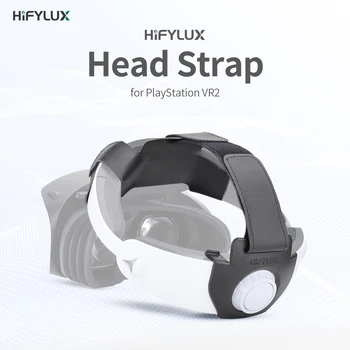Hifylux PSVR2 Regulējams Galvas Siksnas Ērtas Ādas Draudzīgu Samazināt Galvas Spiediena Piederumi PlayStation VR2 Austiņas