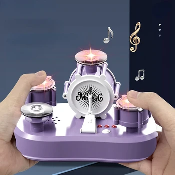 Bērnu Elektriskie Radošo Pirkstu Pieskārienu Mini Bungas, Sitamie Instrumenti, Džeza Bungas Mūzikas Agrīnās Izglītības Rotaļlietas