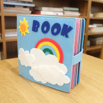 3D maziem bērniem, Funny Stāsts Audums Grāmatu Mazgājams Montessori Bērnu Aizņemts Valdes Agrīnās Mācīšanās Izglītības Paradumiem Zināšanas, Attīstīt Rotaļlietas