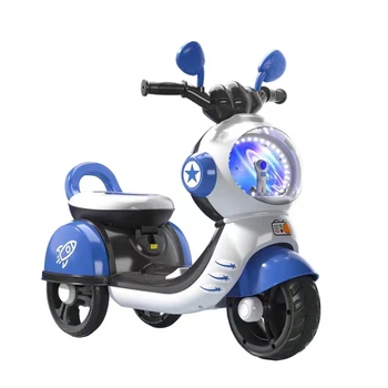 Bērniem no 3-12 Gadiem Elektriskais Motocikls Spaceman Off-road Tricikls Bērnu Agrīnās Izglītības Sērijas Rotaļu Auto ar Tālvadības pults