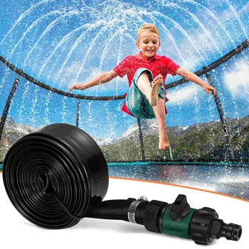 Batuts Piederumu Ūdens Spēlēt Sprinkleru 393ft Ilgi, Āra Vasaras Rotaļlietas Papildinājums Bērnu Bērni