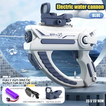 500ml Automātisko Elektrisko Ūdens Pistole, Augsta Spiediena Pastāvīgi Uzsākt Ūdens Pistoli Rotaļlietu, Lielas Ietilpības Ūdens Pistoli Āra Pludmales Spēle