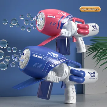 Jaunas, Pilnībā Automātiska Rokas Burbuļu Mašīna, Elektriskā Ūdens Kaujas Rotaļlietas Burbulis Lielgabalu Elektriskā Vasaras Bērnu Āra Rotaļlietas