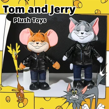 Toms Un Džerijs Plīša Rotaļlieta Cartoon Movie Kaķis Peli Plushies Pildījumu Dzīvniekiem Rīcības Attēls Lelle, Rotaļlietas, Dāvanas Bērniem,