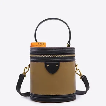 Roku somā sauļošanās ādas rokassomu, pleca slīpu pleca soma pusdienas kaste paketi luksusa zīmolu augstas kvalitātes somas