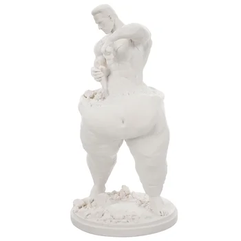 Sveķu Vīriešiem Statuetes Mākslas Statuja Dekoru Fitnesa Kuģiem, Āra Figūriņas Darbvirsmas Apdare, Mājas Rotājumu