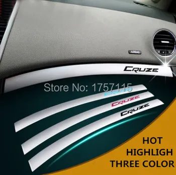 Karstā pārdošanas 4 modeļi ABS Chrome cimdiem spilgti apdares lentes automašīnas salona apdari gadījumā par Chevrolet Cruze Sedans Hečbeks