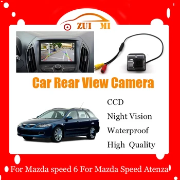 Auto Reverse Atpakaļskata Kamera Priekš Mazda ātrums 6 Mazda Ātrums Atenza 2005~2007. gada CCD Full HD Nakts Redzamības Rezerves Autostāvvieta Kamera