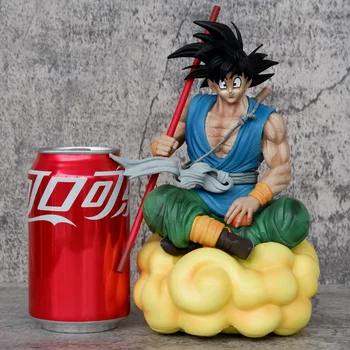 21cm Dragon Ball Son Goku Nimbus Mākonis Ar Nūju Liešanas Puses Modeli Zēns Dzimšanas dienas Dāvanu Anime Perifērijas Galda Dekorēšana