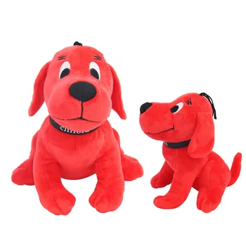 Kawaii Clifford Big Red Dog Plīša Lelle Gudrs Clifford Mīkstu Pildījumu Lelle Karikatūra Anime Plīša Rotaļlietas, Telpu Dekori Rotaļlieta Dāvana Meitenēm