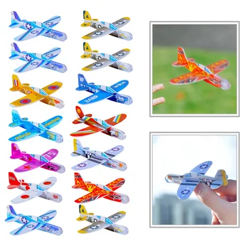 30 Gab. Mazās Plaknē, Throwing Lidmašīnas Āra Playsets Maziem Bērniem Modeļa Lidmašīnas Planiera Rotaļlietas Zēns Putu Gaisa Kuģa Bērnu Bērni