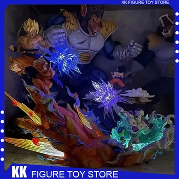 Iepriekšpārdošanā 24CM Anime Attēls Dragon Ball Z Attēls Son Goku VS Frieza GK Pvc Darbības Rādītāji Statuju Kolekciju Modelis lelle, Rotaļlietas, Dāvanas,