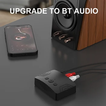 Audio Uztvērēju Tipa C Portatīvo Bezvadu Audio Uztvērēju ar Bluetooth Saderīgu Dual Izejas Saskarne DC 5V par Amplifer Automašīnas Skaļrunis