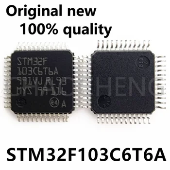 (1-2gab)100% Jaunu oriģinālu STM32F103C6T6A STM32F103C6 QFN48 Chipset