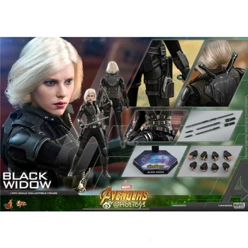 Noliktavā HOTTOYS MMS460 1/6 Avengers 3 Black Widow 6.0 Brīnums Rīcības Attēls Rotaļlietu Dāvanu Modelis Kolekcija Hobiji
