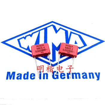 Bezmaksas Piegāde 10pcs/30pcs WIMA Vācija kondensators 630V MKS4 0.022 UF 630V 223 22nf P=10mm