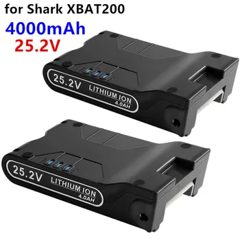 25.2 V 4.0 Ah Rezerves Akumulatoru Haizivs XBAT200 Saderīgs ar Haizivs IF200 IF201 Haizivju Bezvadu putekļu Sūcēji JONU Flex