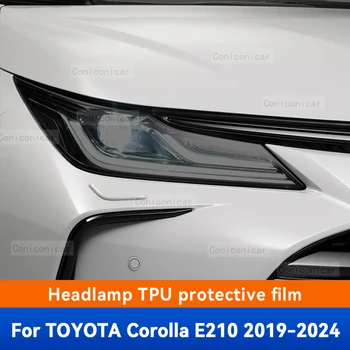 TOYOTA Corolla E210 2019-2024 Auto Lukturu seguma Filmu Priekšējo Gaismu TPU Anti-scratch Lukturis Nokrāsu Piederumi
