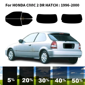 Sagrieztos nanoceramics auto UV Window Tint Komplekts Automobiļu Logu Plēves HONDA CIVIC 2 DR LŪKA 1996. - 2000. gads